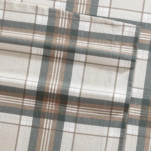 Miniatura 5 de Eddie Bauer - Sábanas de franela tamaño completo, algodón antibolitas y resistente a las arrugas, suaves al tacto para comodidad en todas