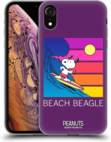 Miniatura 107 de Head Case Designs Peanuts Tropical Surf Snoopy Aloha Disco Gel Funda con licencia oficial [protección de grado militar] compatible con Apple iPhone