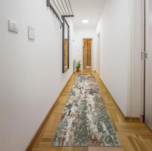 Miniatura 20 de Keen Home Design Alfombras de Pasillo - 2x8 que no desprenden pelusa, alfombra abstracta para cocina, sala de estar, dormitorio, comedor, entrada