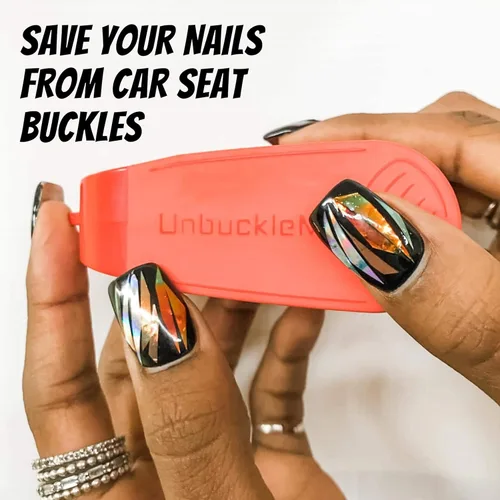 Miniatura 8 de UnbuckleMe Herramienta de liberación de hebilla de asiento de automóvil, ayuda fácil de abrir para artritis, uñas largas, niños mayores, empujador