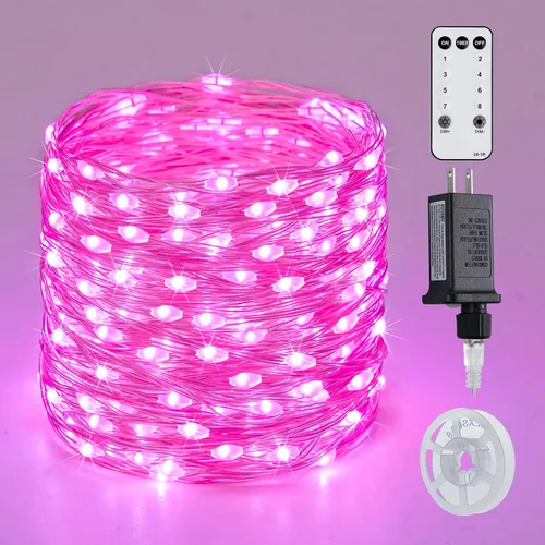Miniatura 13 de JMEXSUSS VFairy Lights Luces de Navidad Enchufables Naranja Morado