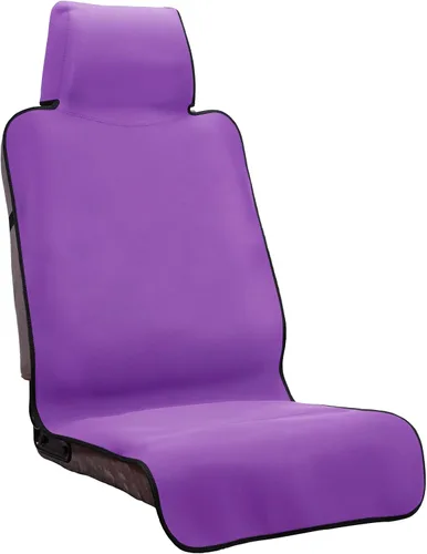 Miniatura 14 de Funda de asiento impermeable, protector de asiento de automóvil mejorado contra el sudor, perfecto para asiento universal antideslizante de Negro