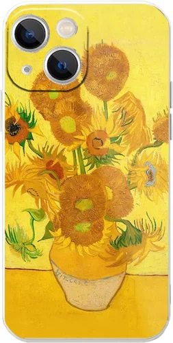 Miniatura 26 de Funda para iPhone 14 Plus, Classic Art Monet Painting Retro Landscape Phone Case para mujeres y hombres, cubierta protectora delgada de TPU flexible