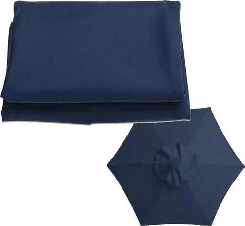 Miniatura 9 de Toldo de repuesto para sombrilla de patio para 6 varillas / 8 varillas de 6.5 pies/9 pies/10 pies, fundas de repuesto para sombrilla de mesa