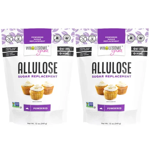 Miniatura 9 de Wholesome Yum Edulcorante de Alulosa en Polvo - Sustituto Natural de Azúcar en Polvo Keto - Sin OGM, Cero Carbohidratos, 0 Calorías, Sin Azúcar, Sin