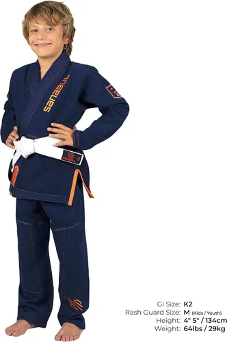 Miniatura 9 de Sanabul, Future Legend Kids - Traje de Jiu Jitsu brasileño, BJJ Gi