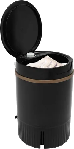 Lavadora portátil de 4.5 L, mini lavadora semiautomática de 260 W con modo de deshidratación, lavadora de una sola tina con control de temporizador