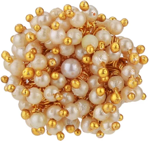 Miniatura 8 de Efulgenz Rakhi Gifts for Sister Indian Bollywood Faux Pearl Beads Bridal Choker Necklace Earrings Bracelet Bangles Ring Jewelry Set Raksha Bandhan