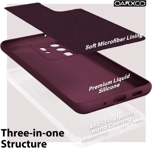 Miniatura 5 de oakxco Funda para teléfono Samsung Galaxy S20 Ultra de silicona líquida, fina y delgada de goma suave TPU lisa y suave de gel para mujeres y niñas