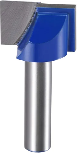 Miniatura 19 de uxcell Broca inferior del router de la limpieza de la caña del diámetro 26.2 ft m de 55.8 ft m, cortador inclinado carburo de 2 flautas sin