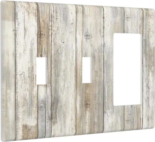 Miniatura 192 de Placa Decorativa de Pared Beige Boho de Mediados de Siglo Sol Abstracto 1-Gang Retro Años 70 Arte Geométrico Moderno con Arco Eléctrico Interruptor