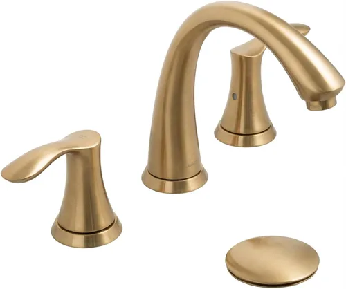 Miniatura 13 de Lava Odoro BF405-C - Grifo de baño cromado de 8 pulgadas, grifo de baño de 3 agujeros, 2 asas, grifo de lavabo de baño moderno, grifo de tocador