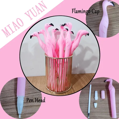 Miniatura 4 de 20 bolígrafos de gel de flamenco rosa, regalo único para mujeres, compañeros de trabajo y anfitrionas, bolígrafos de escritura elegantes