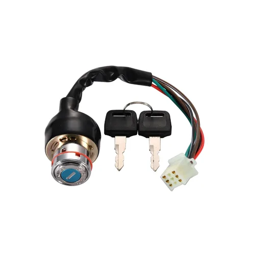Miniatura 8 de WOOSTAR Interruptor de llave de encendido de 2 cables, interruptor de encendido de 2 posiciones, reemplazo para 50 cc, 70 cc, 90 cc, 110 cc, 125 cc