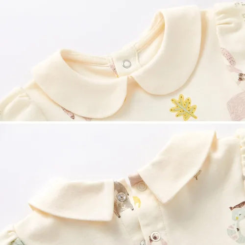 Miniatura 4 de pureborn Vestido de bebé niña 0-24 meses