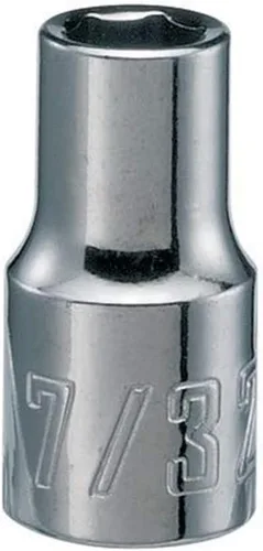 Miniatura 7 de CRAFTSMAN - Llave poco profunda, SAE, accionamiento de 1/4 de pulgada, 9/32 de pulgada, 6 puntas (CMMT43494)