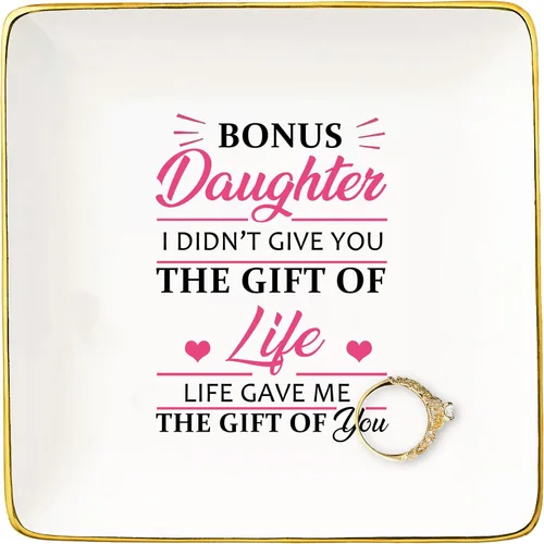 Regalo para el día de la madre para regalo de regalo de nuera, regalo para hijastra - Regalo de cumpleaños, regalo de graduación, regalo de Navidad,