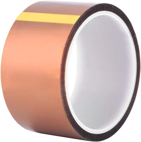 Miniatura 5 de ASHATA Cinta de alta temperatura, Richer-R de 0.002 in 250-300 cinta térmica de alto aislamiento para enmascarar, soldar, recubrimiento en polvo