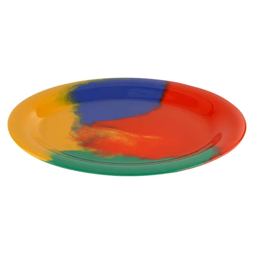 Miniatura 28 de G.E.T. OP-120-MIX - Plato ovalado de melamina para servir, 12 x 9 pulgadas, surtido (juego de 12)