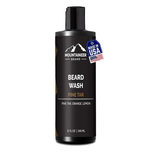 Miniatura 12 de Mountaineer Brand Lavado de barba para hombres Champú para barba 100% natural Espuma suavizante de limpieza gruesa para cabello y piel Hidrata