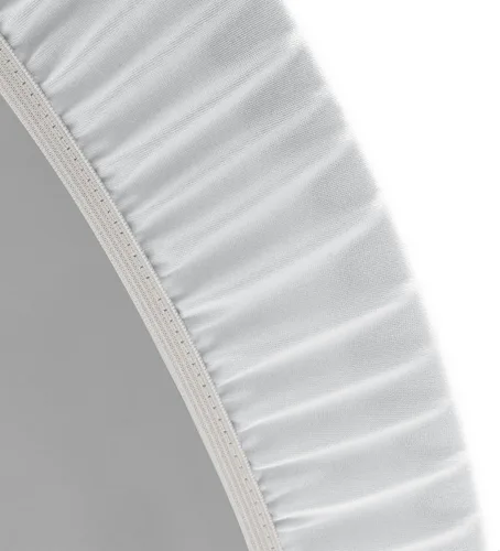 Miniatura 5 de Mantel ajustable ovalado de poliéster elástico para acuario, diferentes peces en la parte inferior del océano, mantel ajustable con estampado