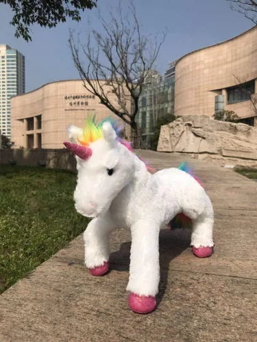 Miniatura 6 de Plushland Peluche esponjoso de unicornio arcoíris de 14 pulgadas – Suave regalo mágico para autismo déficit de atención hiperactiva, regalo de Nuevo