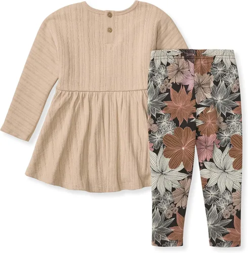 Miniatura 89 de Burt's Bees Baby Conjunto de camiseta y pantalón para bebé, túnica y leggings, 100% algodón orgánico