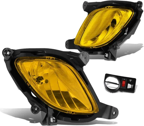 DNA MOTORING FL-ZTL-130-AM - Luz antiniebla con interruptor para el lado del conductor y del pasajero, mejora la visibilidad [compatible con cupé
