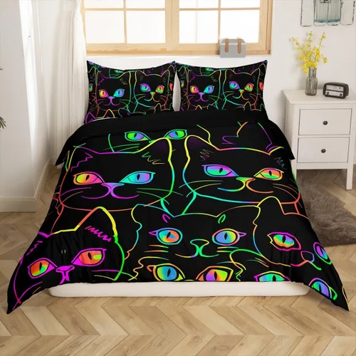 Miniatura 3 de Erosebridal Funda de edredón de madera con puerta de granero, juegos de ropa de cama estilo occidental, tamaño Queen, funda de edredón rústica