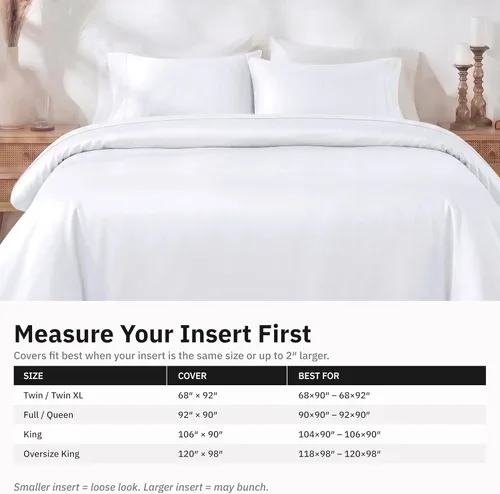 Miniatura 5 de California Design Den Juego de funda de edredón de 2 piezas, tamaño individual XL/individual, ganador de Good Housekeeping Best Bedding Awards 2025