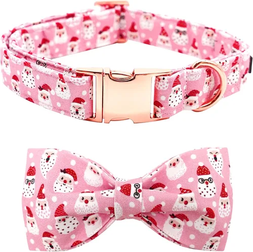 Miniatura 36 de Collar para perros - Rugby con flores Collar para mascotas con lazos para perros Corbatin para mascotas Collar para perros ajustable Collar