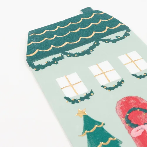 Miniatura 2 de Meri Meri Servilletas de Papel de Navidad (Paquete de 16), Papel Grueso y Absorbente de 3 Capas, Servilletas de Navidad con Forma Desechables