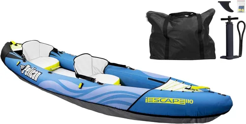 Pelican iESCAPE Kayak inflable - Kayak recreativo - Compacto, estable y divertido todo en uno - para 1 o 2 personas