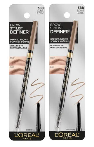 Miniatura 2 de L'Oreal Paris - Maquillaje para cejas Stylist Definer, Lápiz impermeable para cejas, Lápiz mecánico ultra fino, dibuja pequeños pelos de cejas