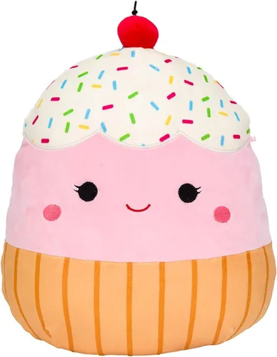 Miniatura 31 de Squishmallow - Almohada coleccionable oficial de Kellytoy Food Squad Postre, colección de animales suaves (8 pulgadas, hongo rosa Randall)