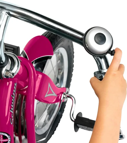 Miniatura 4 de Schwinn Bicicleta Roadster para niños pequeños, triciclo clásico para niños, marco de triciclo de acero de posición baja con campana y borlas