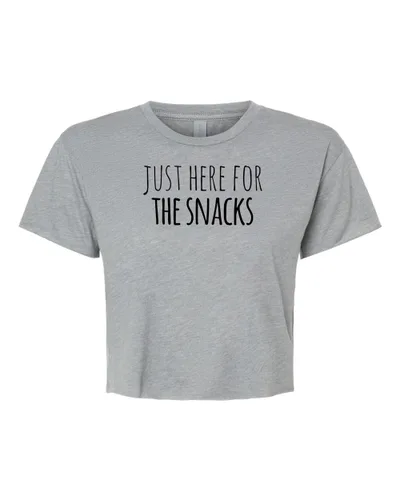 Miniatura 20 de I Walk The Lime, Cute Women's Screen Printed Crop Tee, Shirts With Sayings, Heather Gray or Gold (S, Heather Gray)