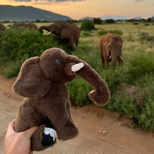 Miniatura 4 de Fahlo Peluche de Seguimiento Incluye Peluche de 12", Mapa de Seguimiento 3D Interactivo, y Apoyo para la Conservación de la Vida Silvestre