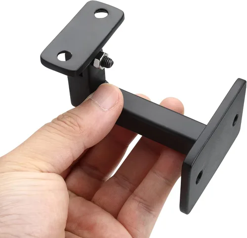 Miniatura 4 de RealPlus Soportes de pasamanos ajustables resistentes giratorios cuadrados para escaleras de escalera, paquete de 3