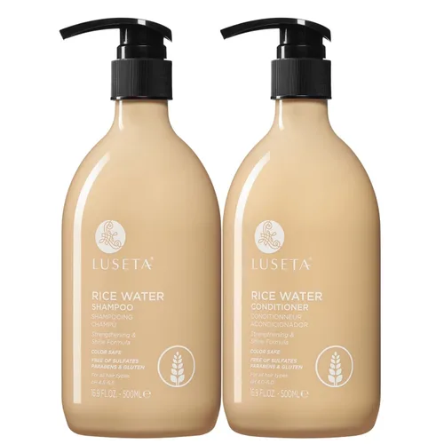 Miniatura 15 de Luseta - Champú y acondicionador de queratina para cabello teñido dañado y seco, tratamiento capilar de queratina para suavizar, nutrir