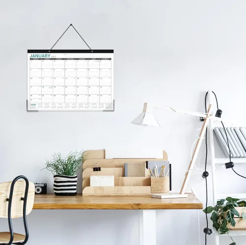 Miniatura 7 de Calendario de escritorio 2026, calendario de escritorio 2026, calendario de escritorio de 17 x 12 pulgadas, enero de 2026 a diciembre de 2026