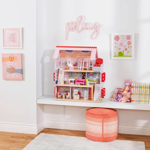 Miniatura 3 de Muñeca Chelsea Cottage con muebles KidKraft