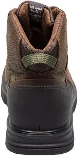 Miniatura 6 de Nunn Bush Luxor - Botas alpinas impermeables para hombre, tobillo chukka de cuero ligero