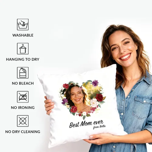 Miniatura 7 de ArtPix 3D Funda de almohada con fotos personalizada, funda de cojín personalizada con cualquier impresión de imagen, gran regalo para padre, papá
