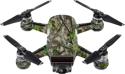 Miniatura 10 de MightySkins Skin compatible con DJI Spark Mini - Camuflaje rojo Funda protectora de vinilo duradera y única Fácil de aplicar, quitar y cambiar