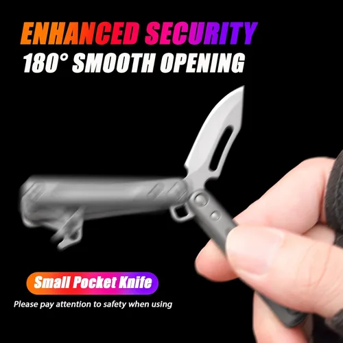 Miniatura 2 de XXV Cuchillo de bolsillo, cuchillo plegable de acero inoxidable para exteriores, pequeños cuchillos de camping portátiles, regalos para hombre