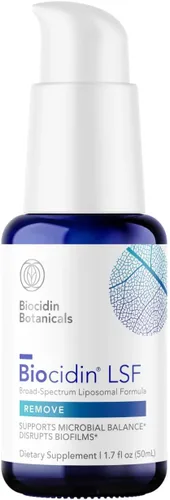 Biocidin LSF para limpieza intestinal, desintoxicación y defensa contra biopelículas - Fórmula liposomal de amplio espectro potente para absorción
