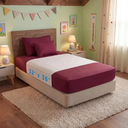 Miniatura 2 de NOVA Superposición de colchón impermeable reutilizable con capa superior suave 100% algodón, lavable para incontinencia, protector de cama y sábana
