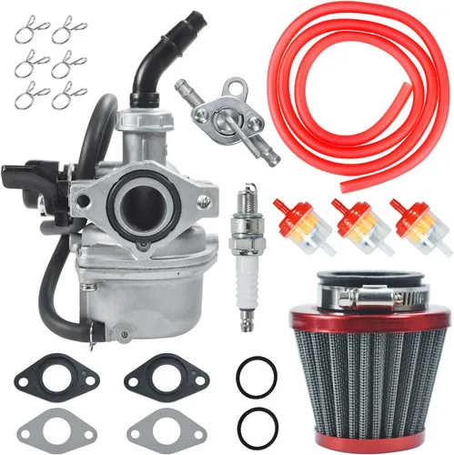 Miniatura 10 de HOLATO Kit de Carburador PZ19 Carb Filtro de Aire Línea de Combustible para 50cc 70cc 90cc 110cc 125cc Tao Tao GK110 Baja SSR Apollo Coolster Chino