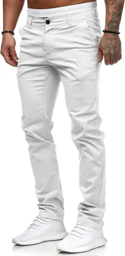 Miniatura 2 de HUNGSON Jeans ajustados casuales para hombre, con teñido elástico, recto, a la moda